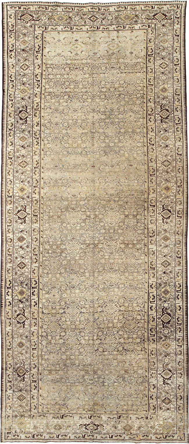 Vintage Persian Malayer Gallery Carpet, No.23764 - Galerie Shabab