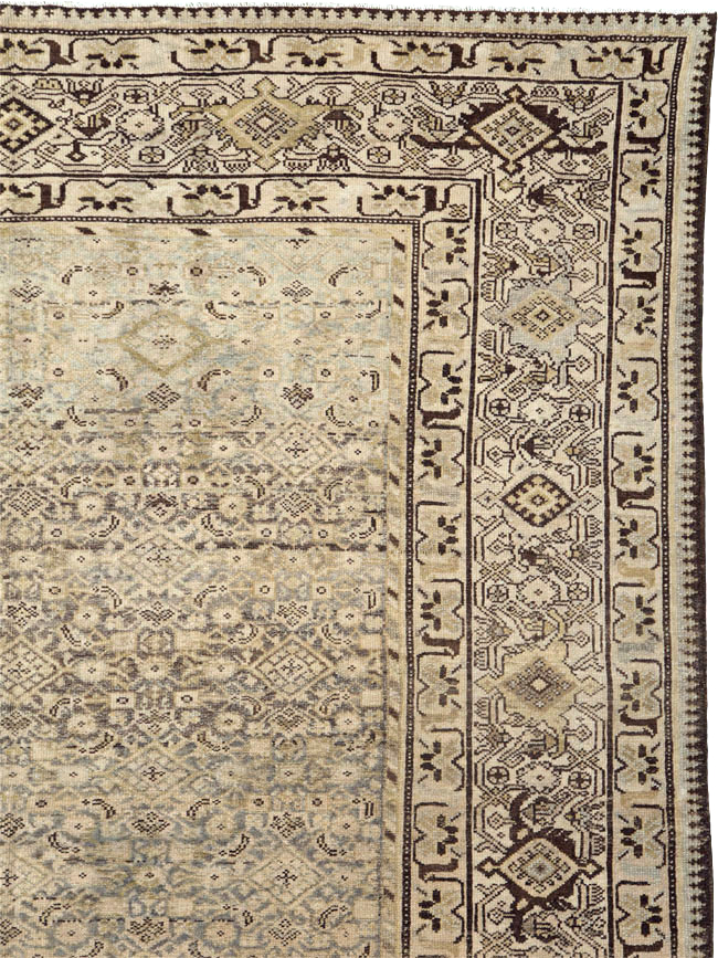 Vintage Persian Malayer Gallery Carpet, No.23764 - Galerie Shabab