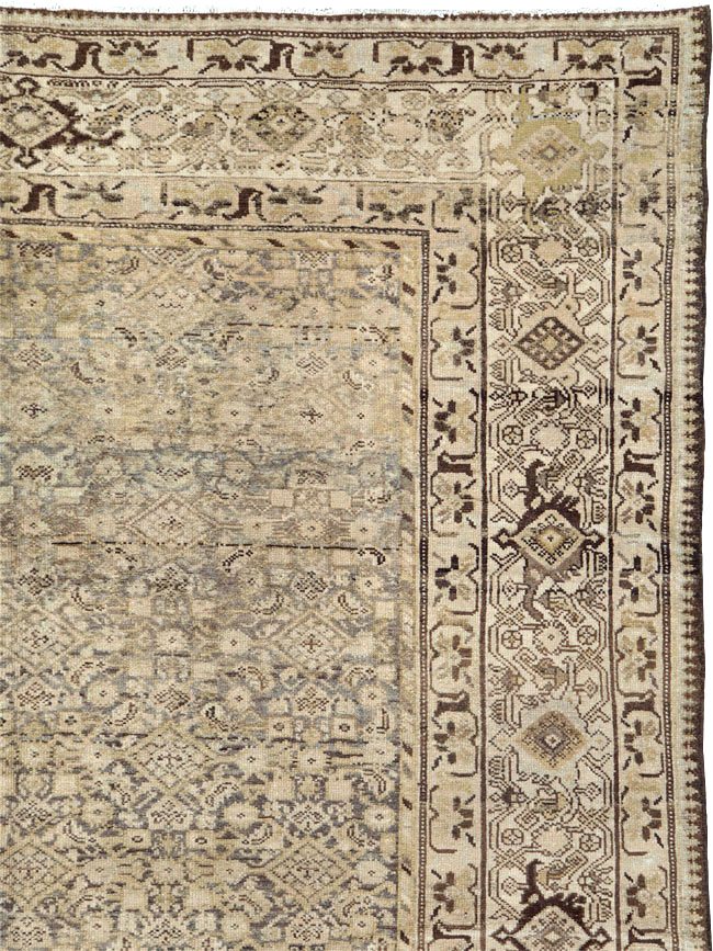 Vintage Persian Malayer Gallery Carpet, No.23764 - Galerie Shabab
