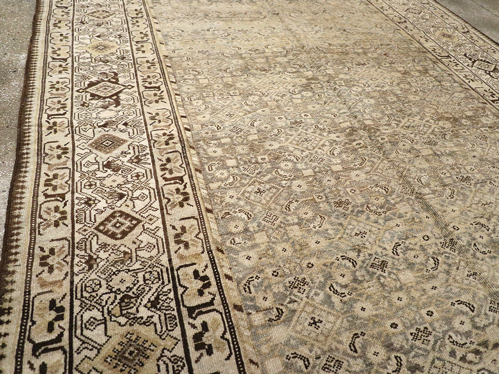 Vintage Persian Malayer Gallery Carpet, No.23764 - Galerie Shabab