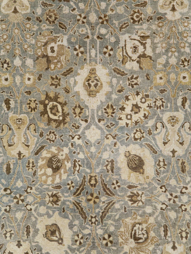 Antique Persian Tabriz Carpet, No.23765 - Galerie Shabab