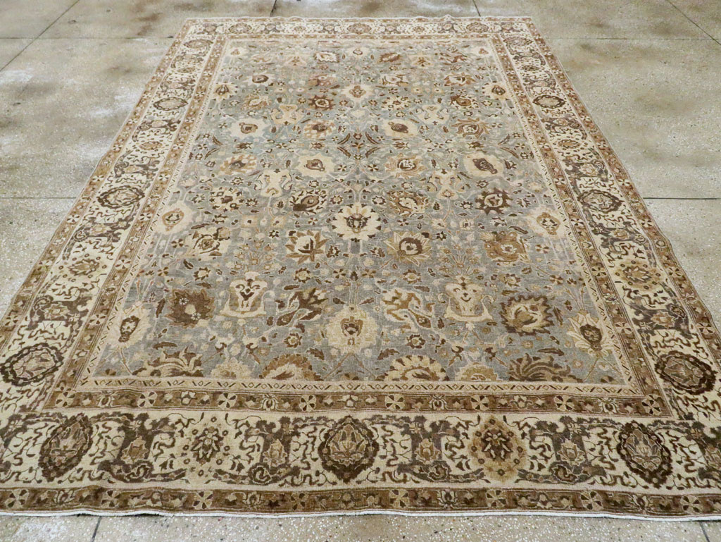 Antique Persian Tabriz Carpet, No.23765 - Galerie Shabab