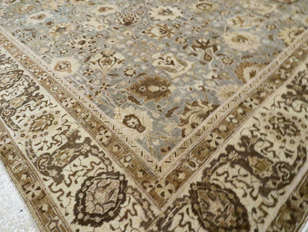 Antique Persian Tabriz Carpet, No.23765 - Galerie Shabab