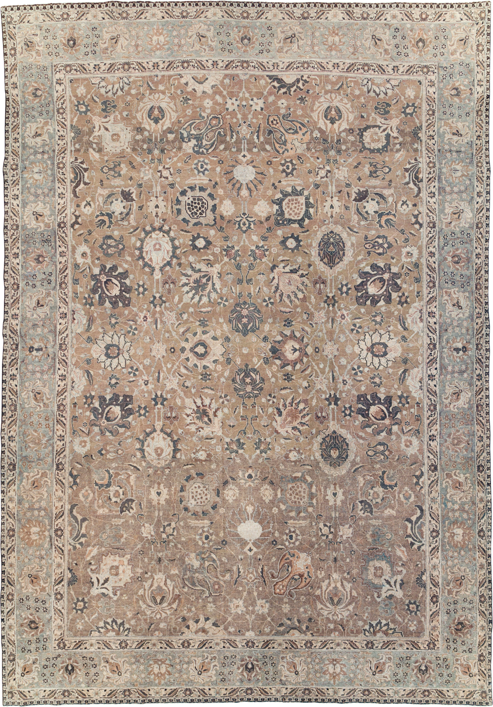 Vintage Persian Tabriz Carpet, No.23771 - Galerie Shabab