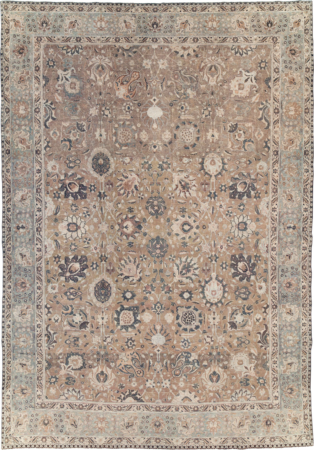 Vintage Persian Tabriz Carpet, No.23771 - Galerie Shabab
