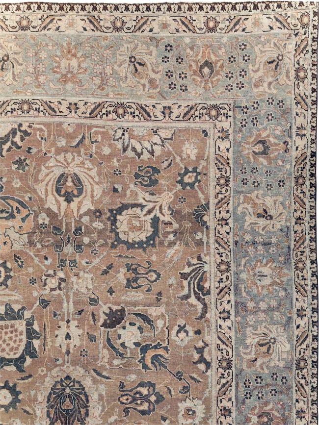 Vintage Persian Tabriz Carpet, No.23771 - Galerie Shabab