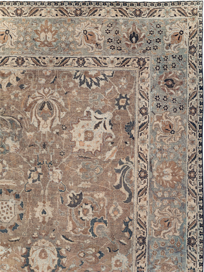 Vintage Persian Tabriz Carpet, No.23771 - Galerie Shabab