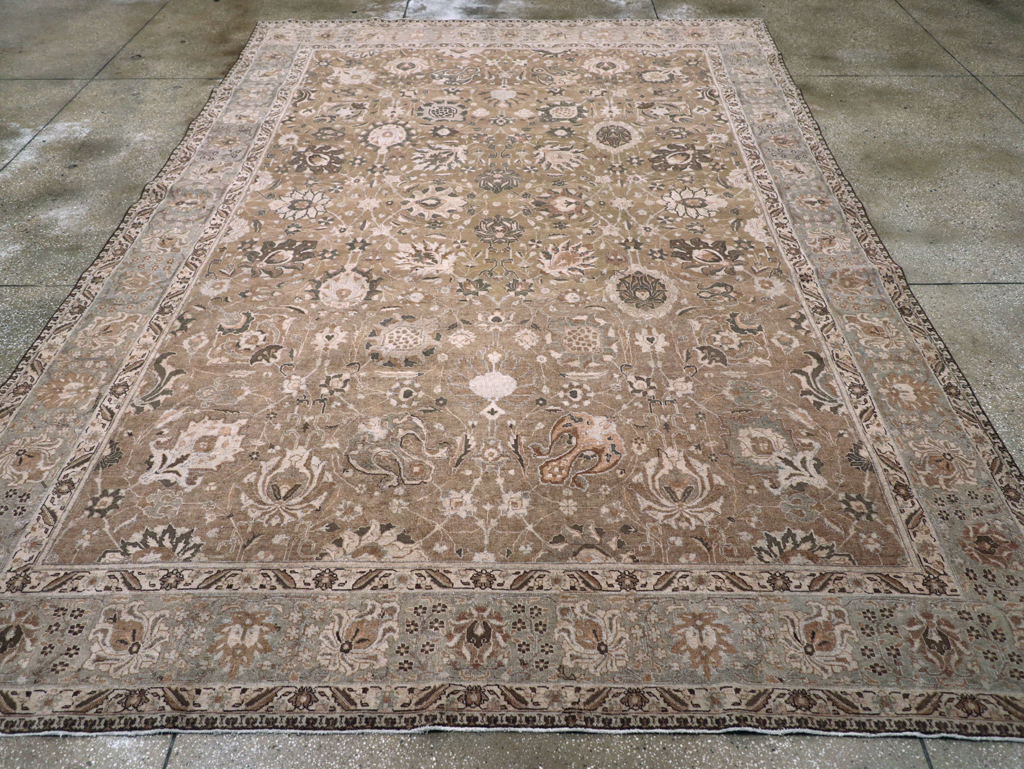 Vintage Persian Tabriz Carpet, No.23771 - Galerie Shabab