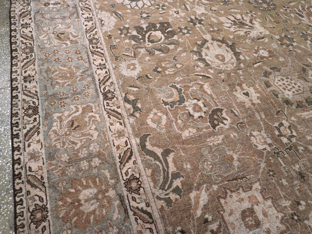 Vintage Persian Tabriz Carpet, No.23771 - Galerie Shabab