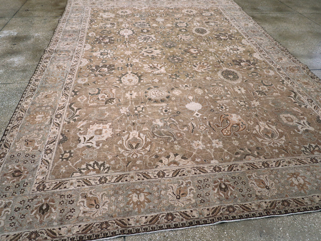 Vintage Persian Tabriz Carpet, No.23771 - Galerie Shabab