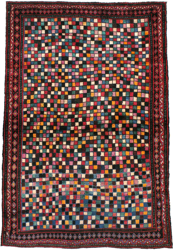 Vintage Persian Joshegan Rug, No.23772 - Galerie Shabab