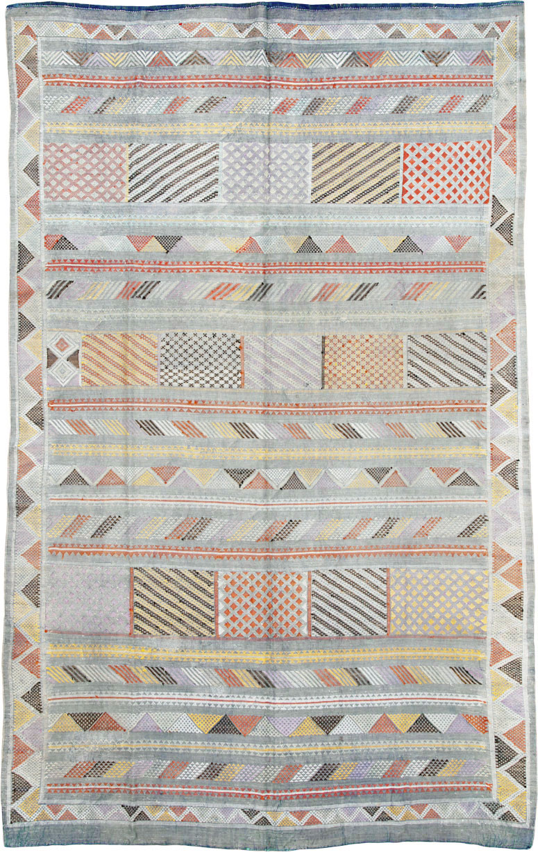 Vintage Moroccan Flatweave Kilim, No.23773 - Galerie Shabab