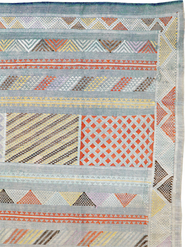 Vintage Moroccan Flatweave Kilim, No.23773 - Galerie Shabab