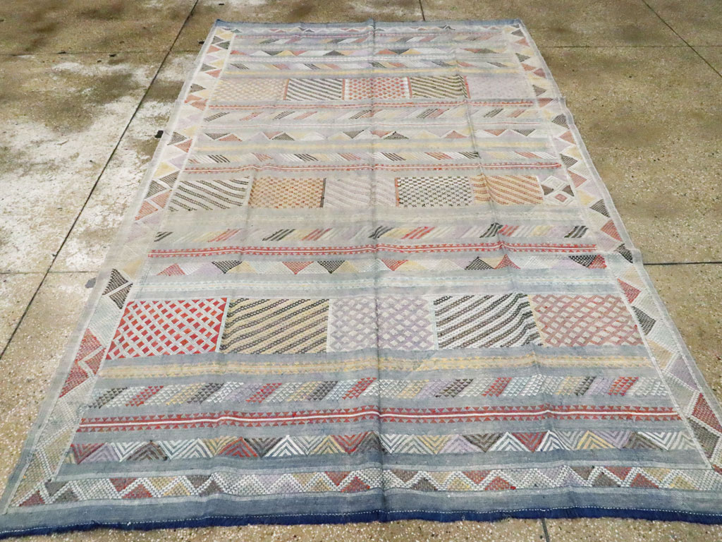 Vintage Moroccan Flatweave Kilim, No.23773 - Galerie Shabab