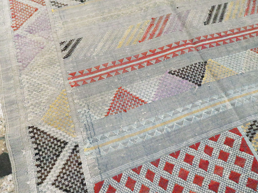 Vintage Moroccan Flatweave Kilim, No.23773 - Galerie Shabab