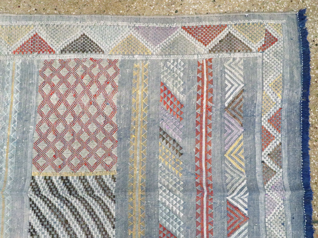 Vintage Moroccan Flatweave Kilim, No.23773 - Galerie Shabab
