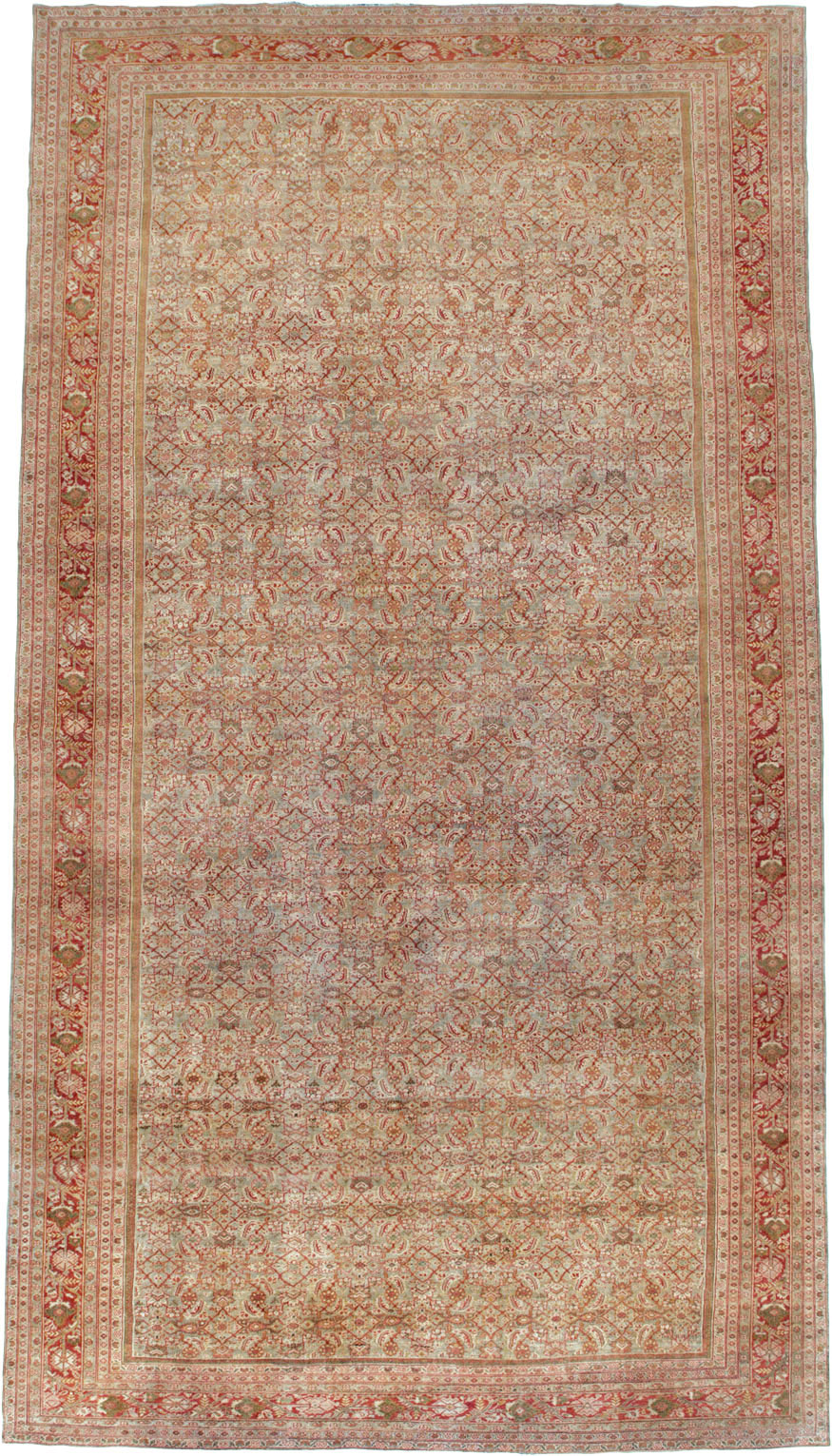 Antique Persian Mahal Carpet, No.23778 - Galerie Shabab