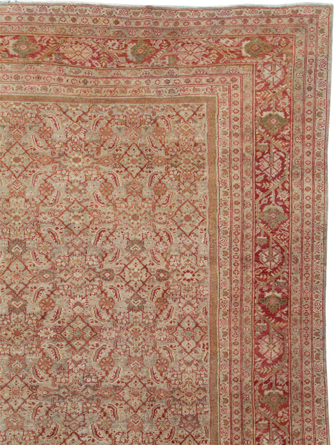 Antique Persian Mahal Carpet, No.23778 - Galerie Shabab