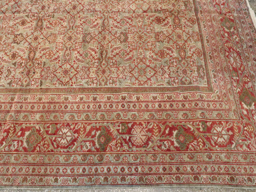 Antique Persian Mahal Carpet, No.23778 - Galerie Shabab