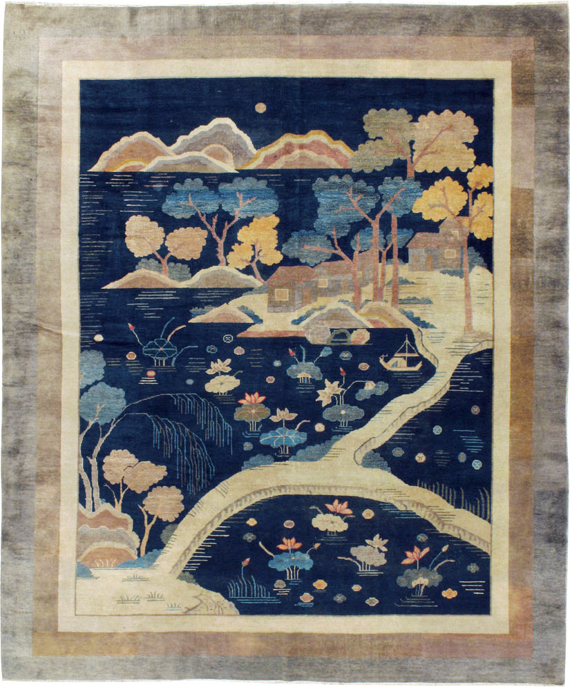 Antique Chinese Peking Carpet, No.23781 - Galerie Shabab