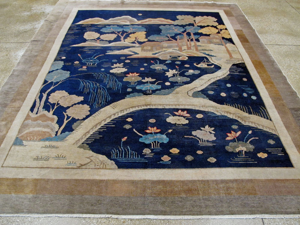 Antique Chinese Peking Carpet, No.23781 - Galerie Shabab