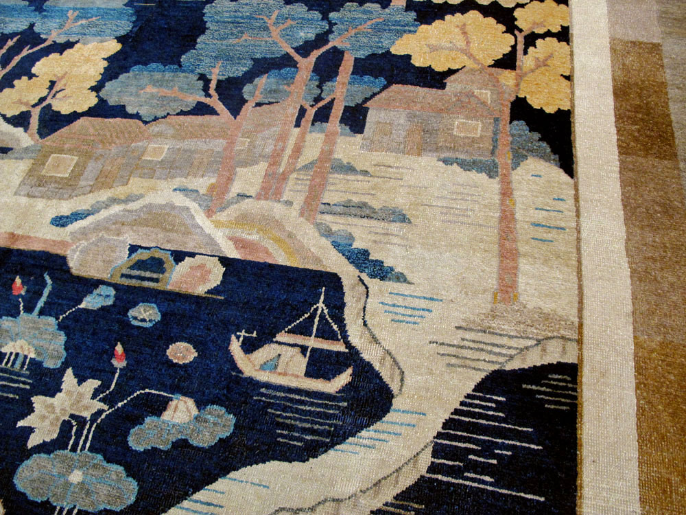 Antique Chinese Peking Carpet, No.23781 - Galerie Shabab