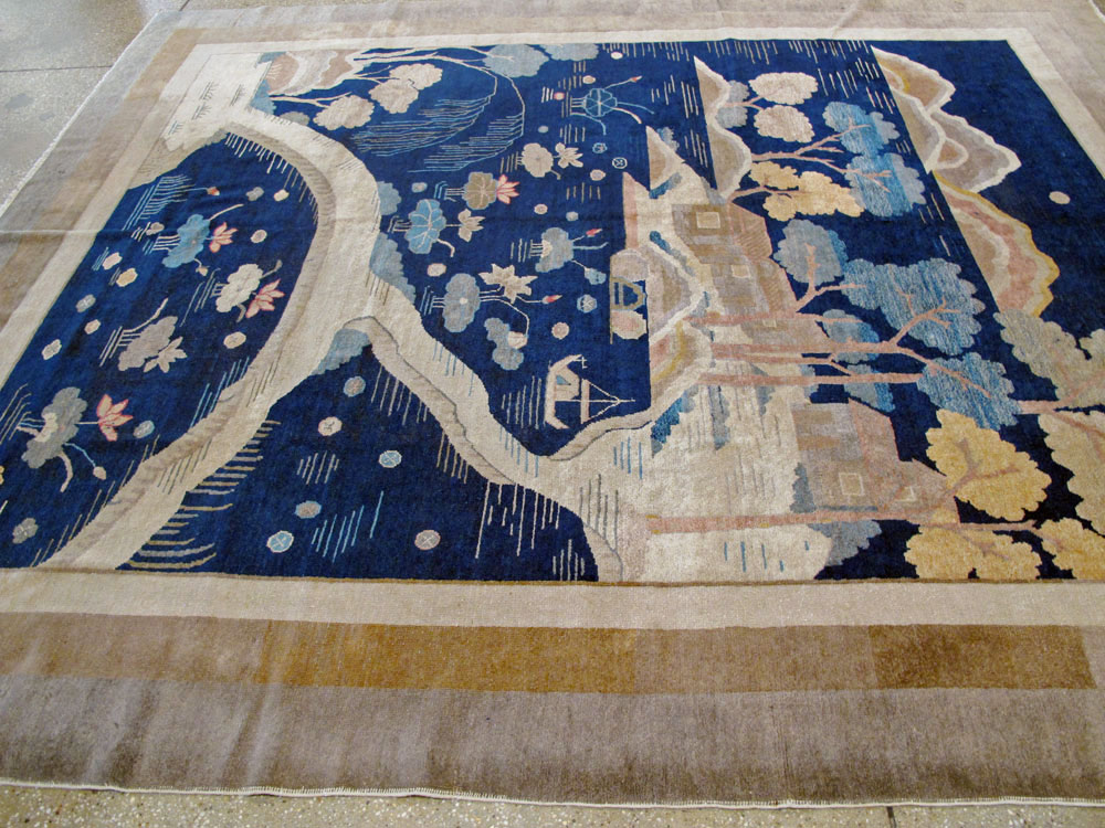 Antique Chinese Peking Carpet, No.23781 - Galerie Shabab