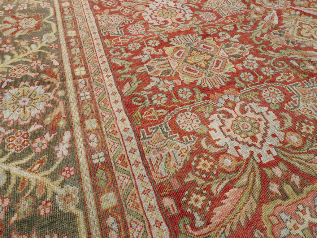 Antique Persian Mahal Carpet, No.23783 - Galerie Shabab