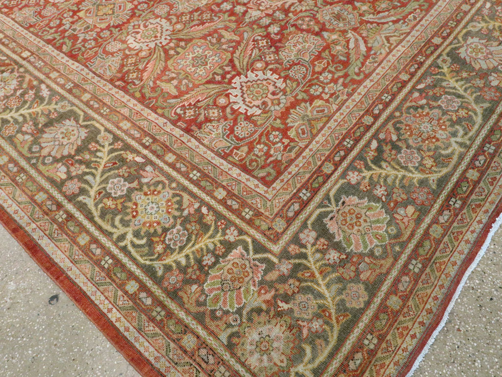 Antique Persian Mahal Carpet, No.23783 - Galerie Shabab