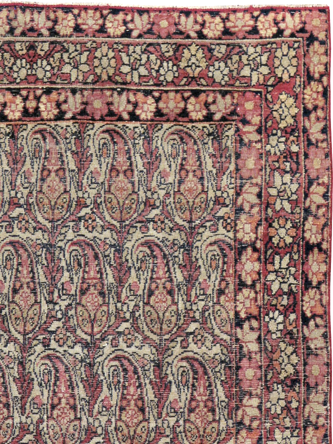 Antique Persian Lavar Kerman Rug, No.23792 - Galerie Shabab