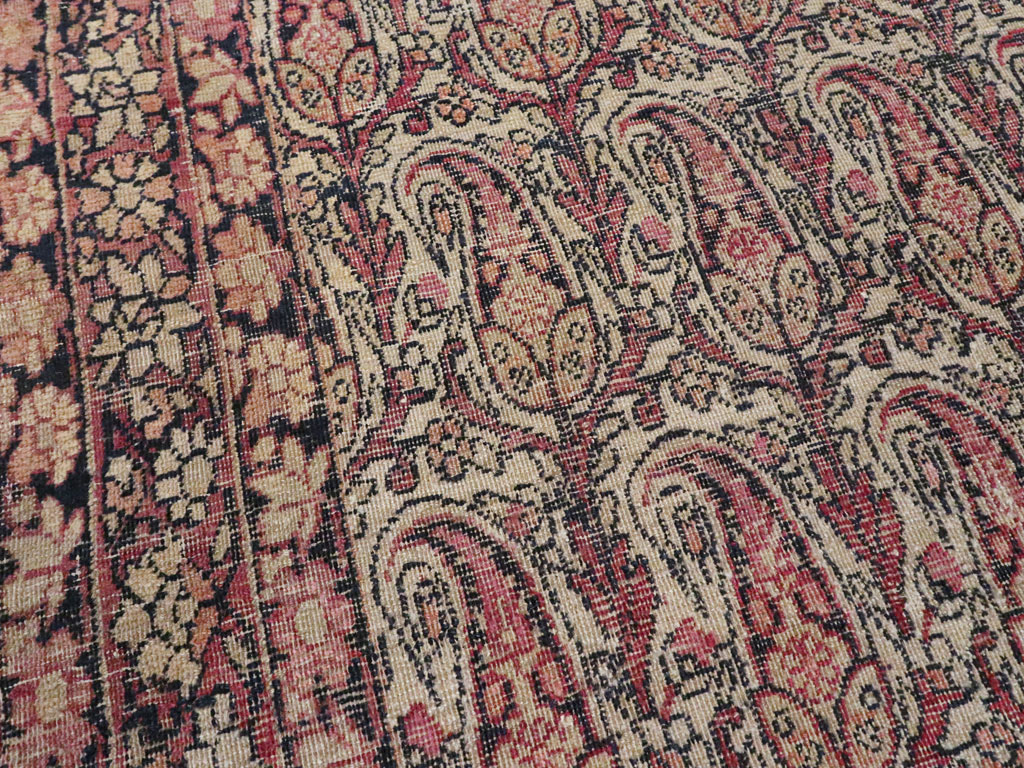Antique Persian Lavar Kerman Rug, No.23792 - Galerie Shabab