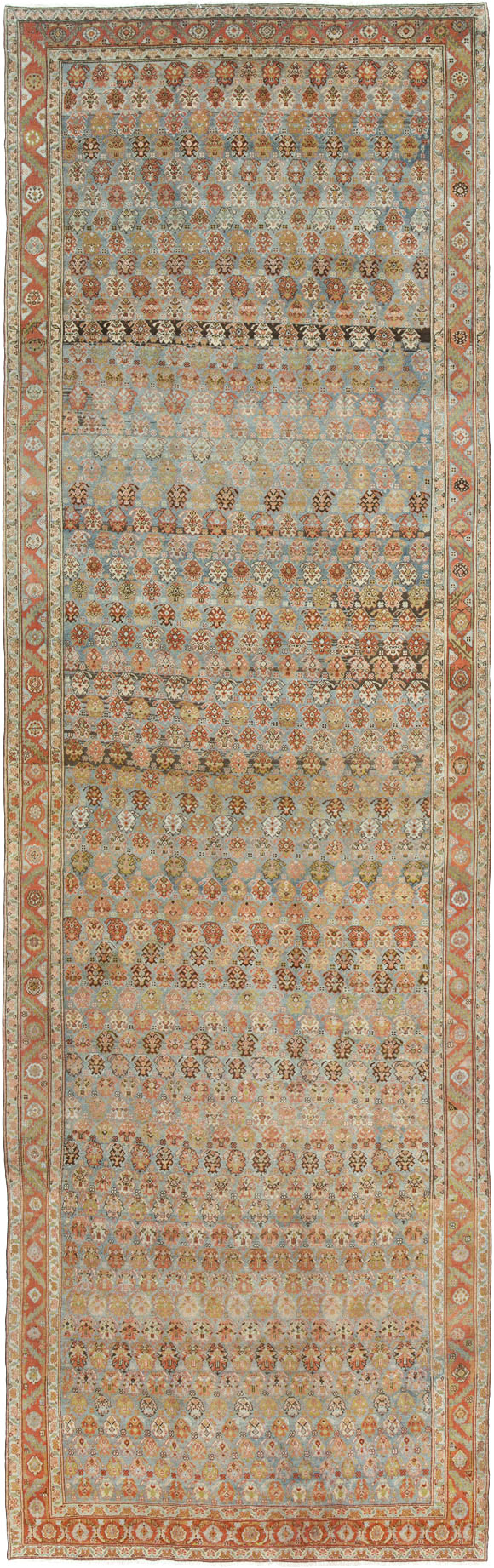 Vintage Persian Malayer Gallery Carpet, No.23796 - Galerie Shabab