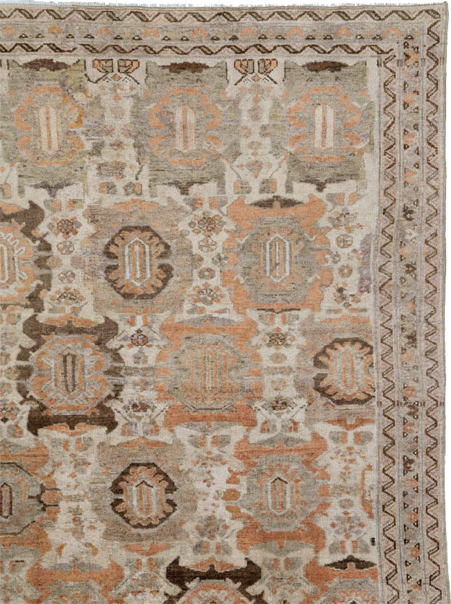 Antique Persian Malayer Square Carpet, No.23800 - Galerie Shabab