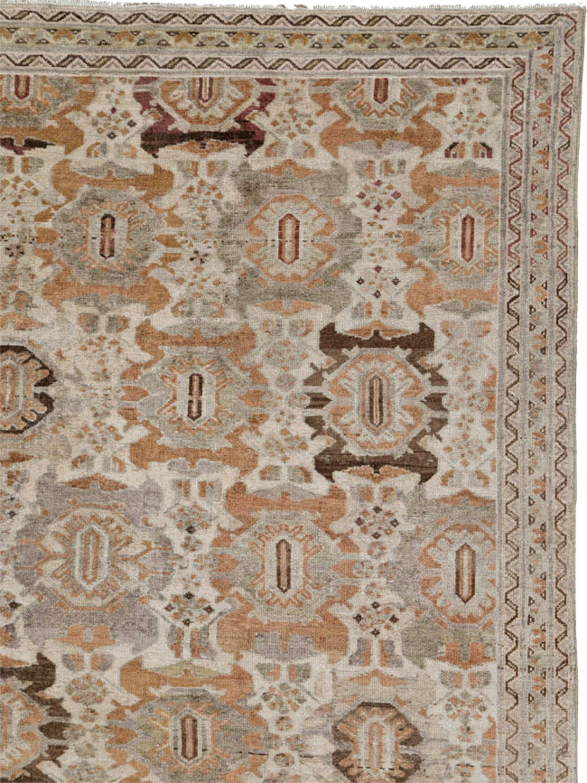 Antique Persian Malayer Square Carpet, No.23800 - Galerie Shabab