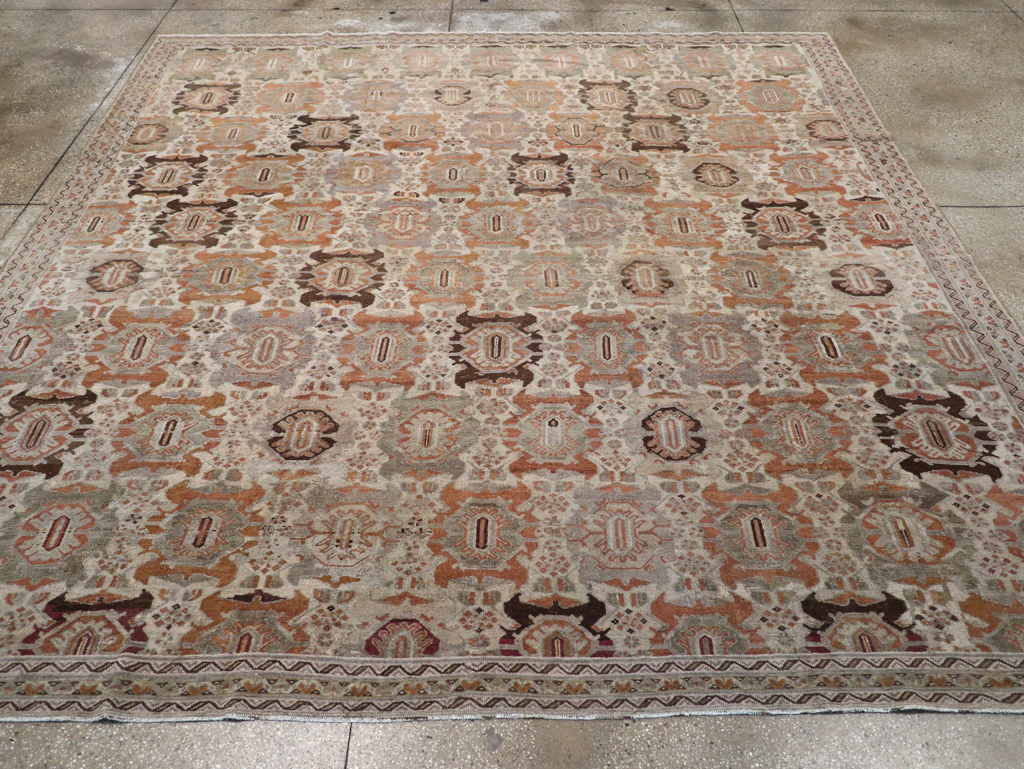 Antique Persian Malayer Square Carpet, No.23800 - Galerie Shabab
