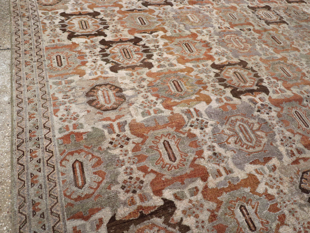 Antique Persian Malayer Square Carpet, No.23800 - Galerie Shabab