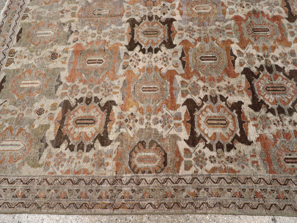 Antique Persian Malayer Square Carpet, No.23800 - Galerie Shabab