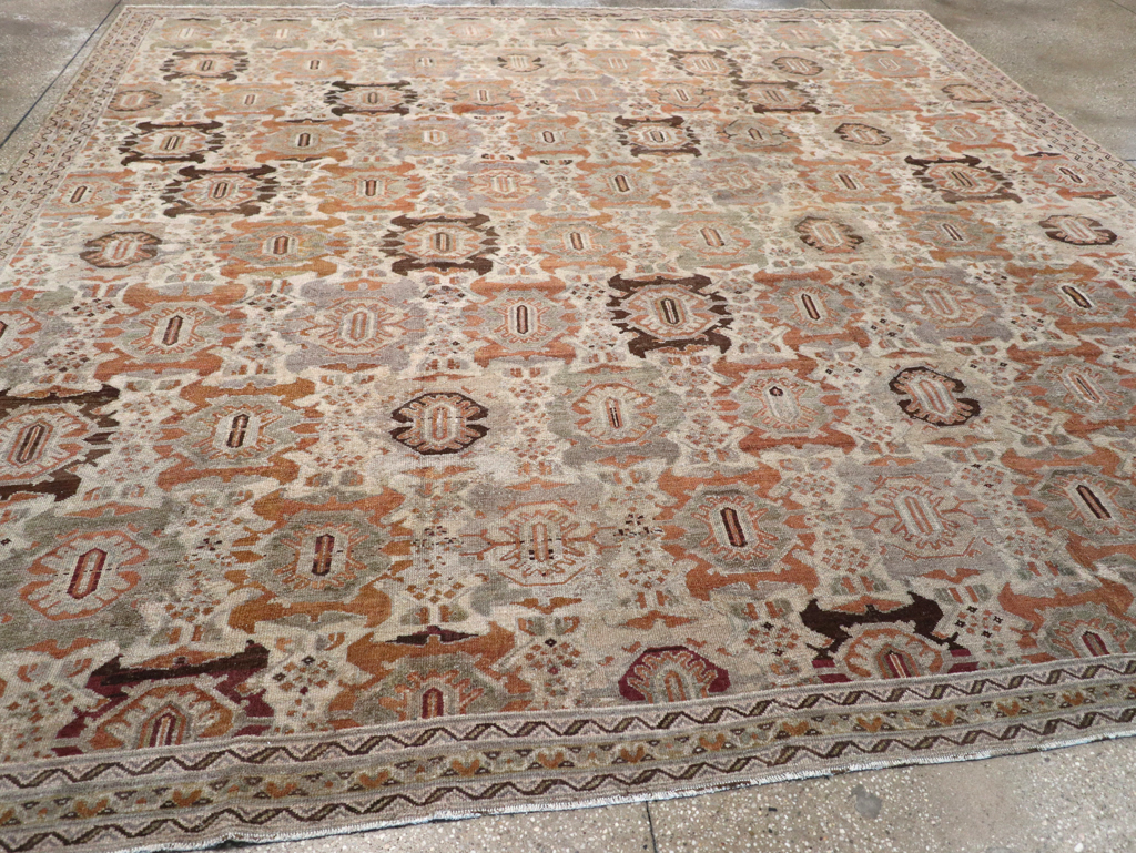 Antique Persian Malayer Square Carpet, No.23800 - Galerie Shabab