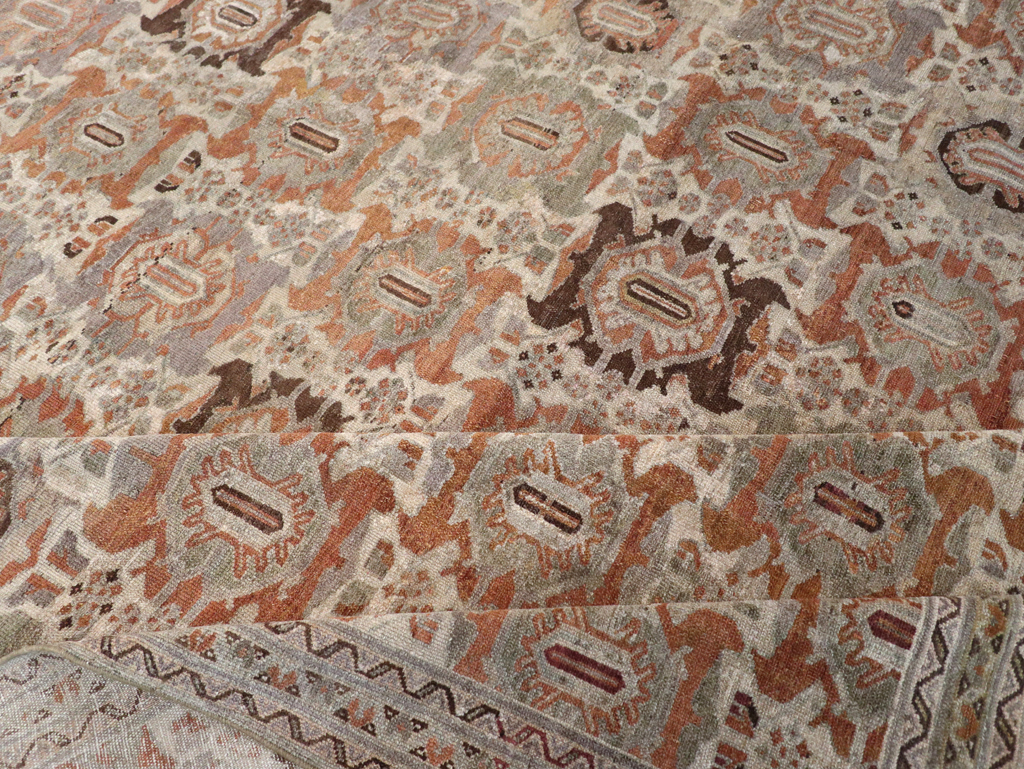 Antique Persian Malayer Square Carpet, No.23800 - Galerie Shabab