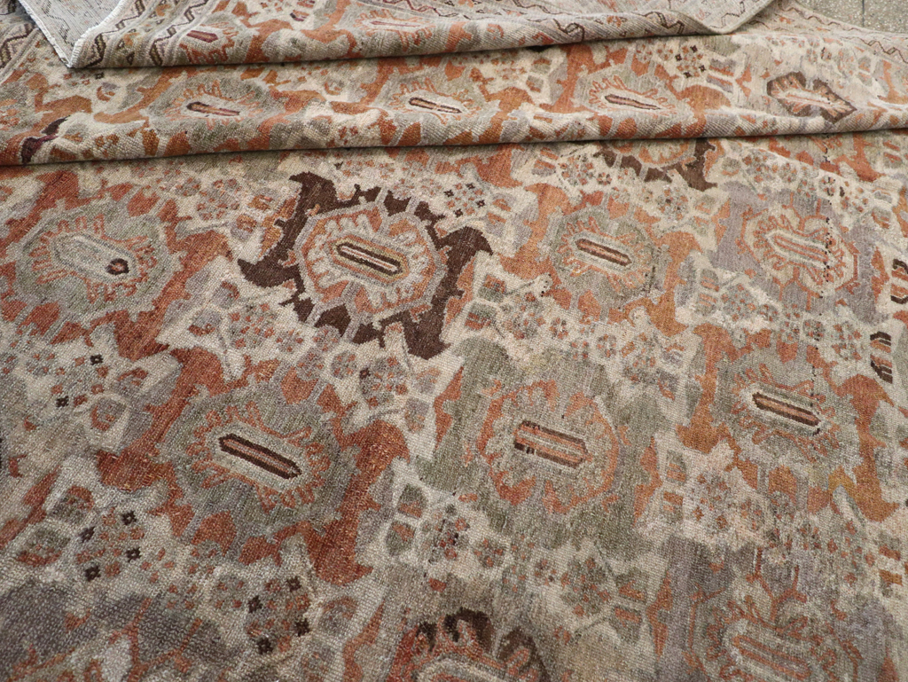 Antique Persian Malayer Square Carpet, No.23800 - Galerie Shabab