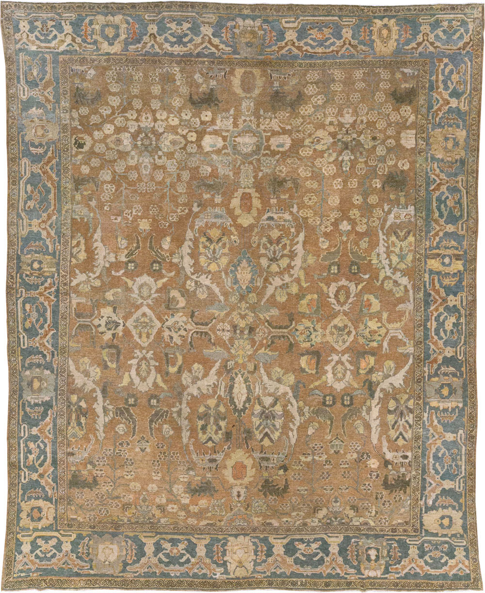 Antique Persian Mahal Room Size Carpet, No.23801 - Galerie Shabab