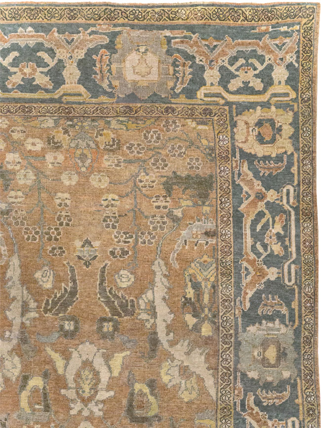 Antique Persian Mahal Room Size Carpet, No.23801 - Galerie Shabab