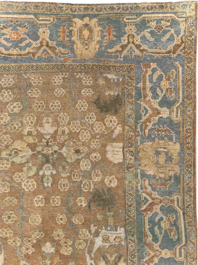 Antique Persian Mahal Room Size Carpet, No.23801 - Galerie Shabab