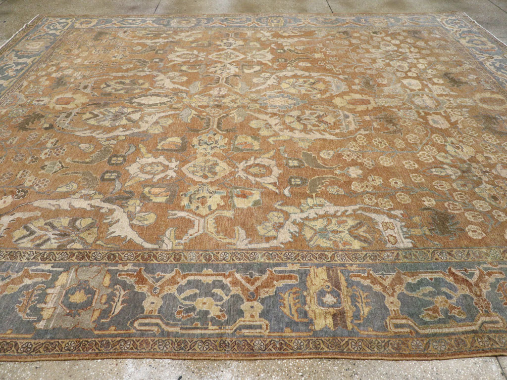 Antique Persian Mahal Room Size Carpet, No.23801 - Galerie Shabab