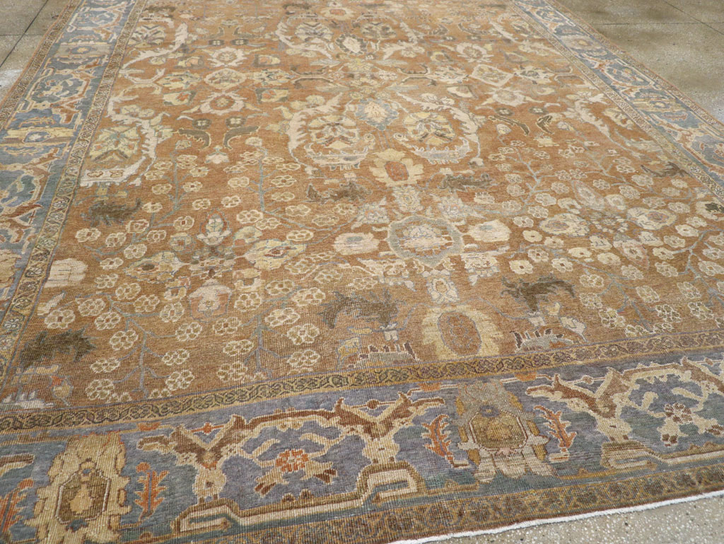 Antique Persian Mahal Room Size Carpet, No.23801 - Galerie Shabab