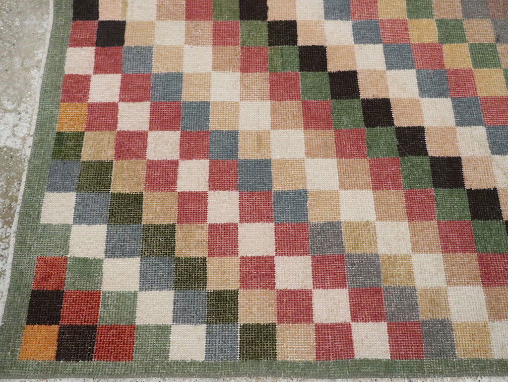 Vintage Turkish Anatolian Accent Carpet, No.23827 - Galerie Shabab