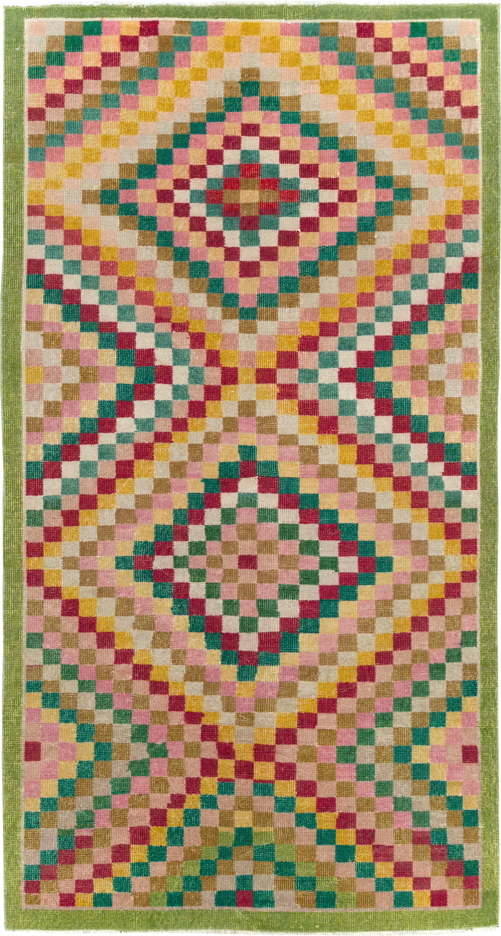 Vintage Anatolian Deco Rug, No.23829 - Galerie Shabab