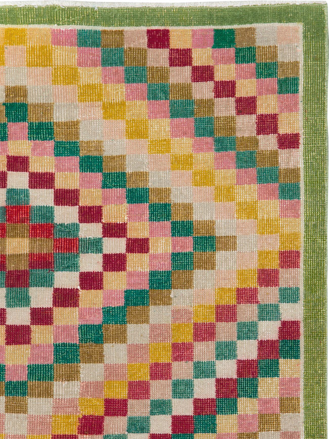 Vintage Anatolian Deco Rug, No.23829 - Galerie Shabab