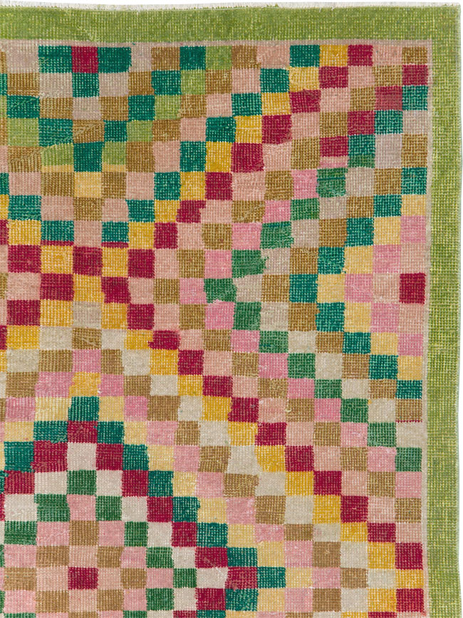 Vintage Anatolian Deco Rug, No.23829 - Galerie Shabab