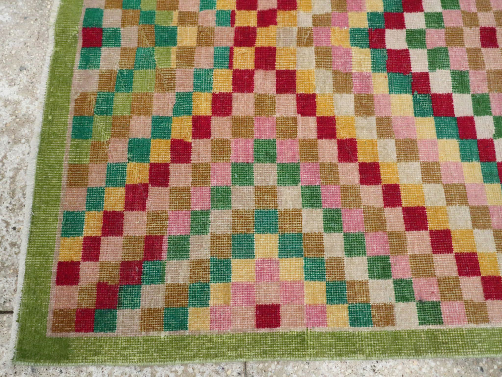 Vintage Anatolian Deco Rug, No.23829 - Galerie Shabab